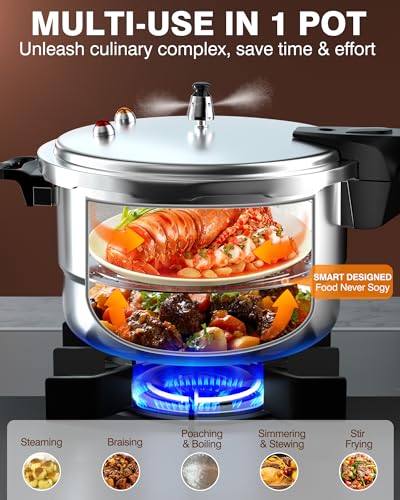 8Qt Aluminum Pressure Cooker w