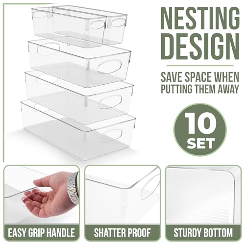 Fridge Organizers and Storage (10 Count)