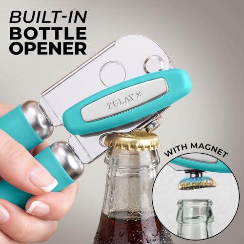 Stainless Steel Swing Open Manual Can Opener Comfortable Grip