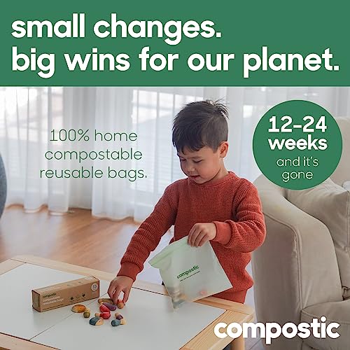 Compostable Snack Bags (60 Count)