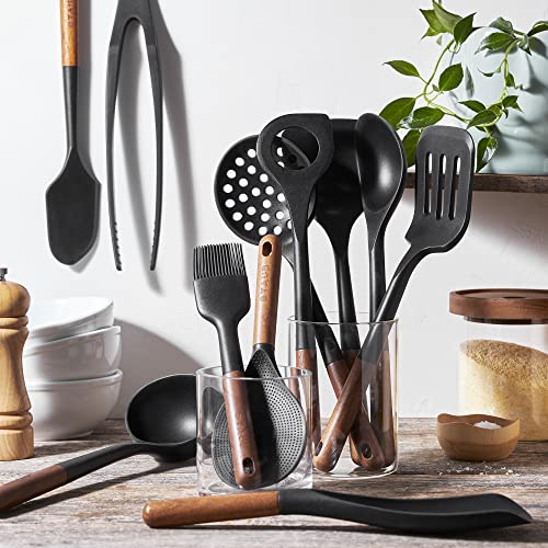 Silicone with Wood Handle 11 (11 Count)