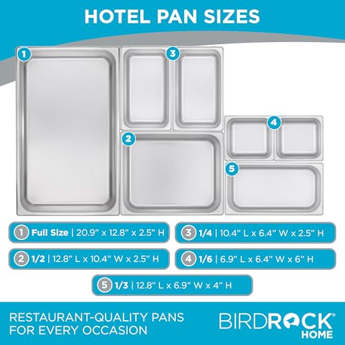 Stainless Steel Steam Table Pan (6 Count)