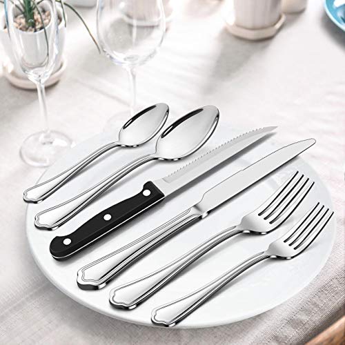 77 Piece Silverware Flatware Set for 12 (12 Count)