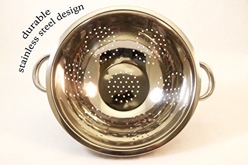 Heavy Duty Stainless Steel Colander 5 Qt