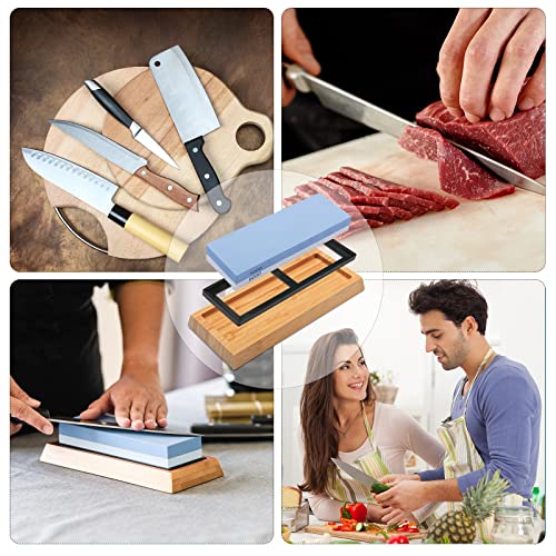 Whetstone Knife Sharpening Stone Kit