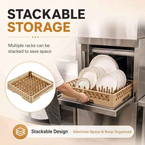 1 Pack Commercial Dishwasher Tray Rack