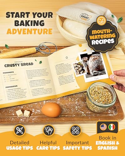 5 QT Bread Oven for Sourdough Baking with Lid & Baking Tool Set