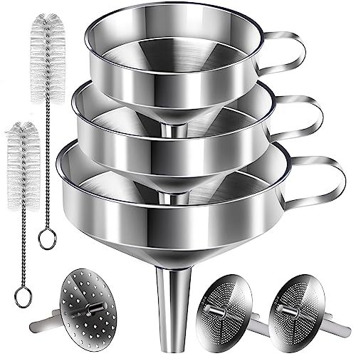 Stainless Steel Funnel (8 Count)