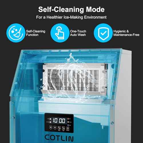 200Lbs 24H Commercial Ice Maker Machine 60 Ice