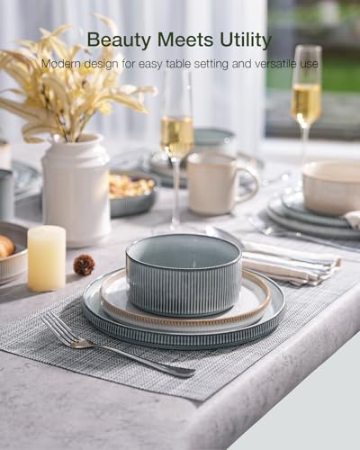 Star Stoneware Dinnerware Sets for 8 (24 Count)