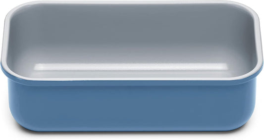 Caraway Non-Stick Ceramic 1 lb Loaf Pan - Naturally Slick Ceramic Coating - Non-Toxic, PTFE & PFOA Free - Perfect for Pound Cakes, Breads, & More - Slate - Culinary Roots