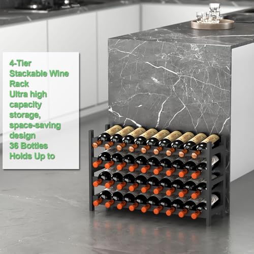 Wine Rack Freestanding Floor (33 Count)