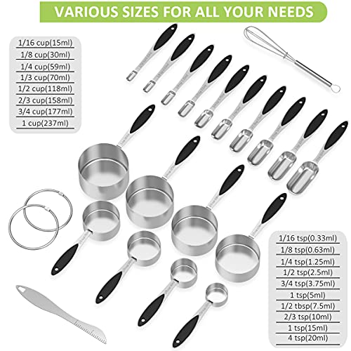 Measuring Cups and Measuring Spoons Set
