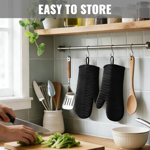 Silicone Oven Mitts (2 Count)