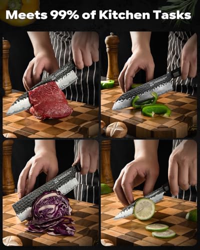 Japanese Knife Set with Block (4 Count)