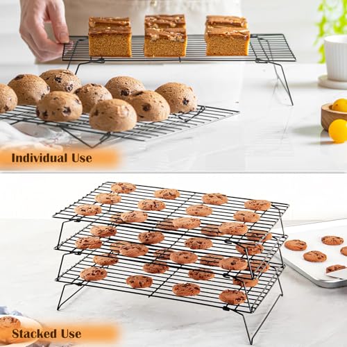 2 Tier Cooling Racks for Cooking and Baking