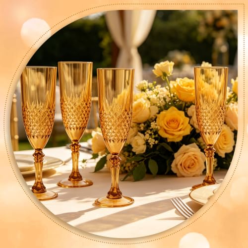 12 Pack Plastic Champagne Flutes (12 Count)