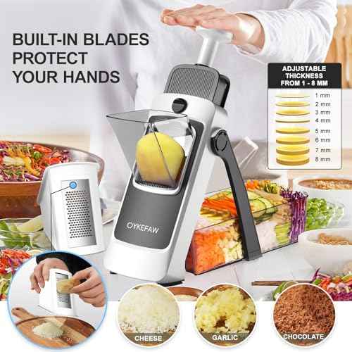 Safe Mandoline Potato Slicer Pro