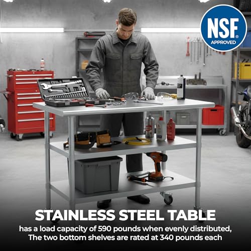 30x18 Heavy Duty Work Table
