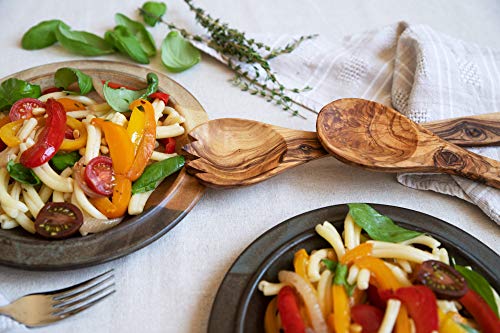 Olive Wood Salad Server Set