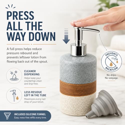 Hand Soap Dispenser Set for Bathroom