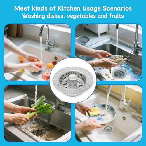 3 in 1 Kitchen Sink Drain Strainer