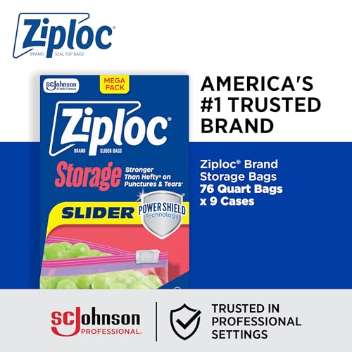 Ziploc Slider Storage Bag Quart (684 Count)