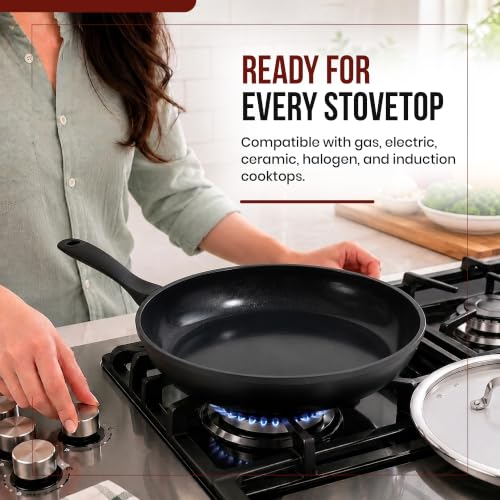 Energy 8" Ceramic Coated Aluminum Frying Pan