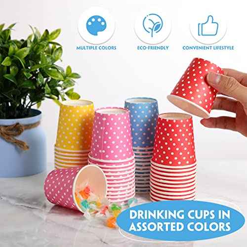 500 Pcs Disposable Paper Cups Small (500 Count)