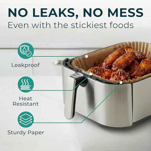 Cathy Yoder's Large Rectangle Air Fryer Liners