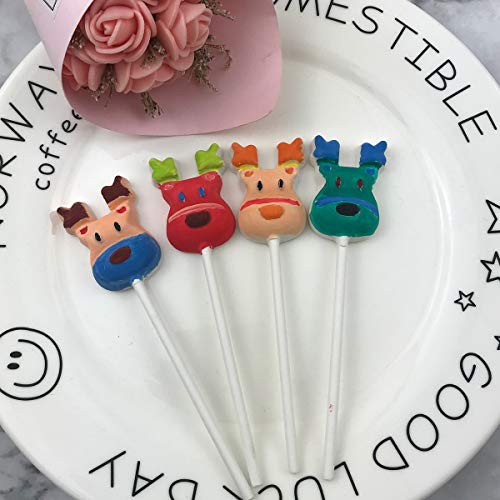 12 Capacity Silicone Deer Lollipop Mold Set