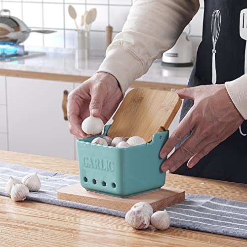 Garlic Keeper with Lid