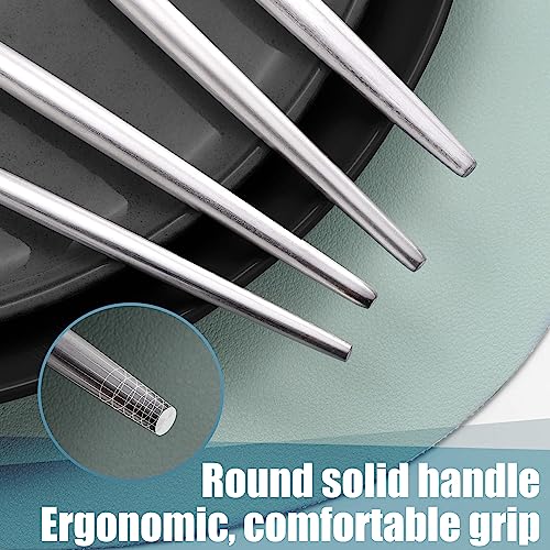 Matte Silverware Set for 6 (30 Count)