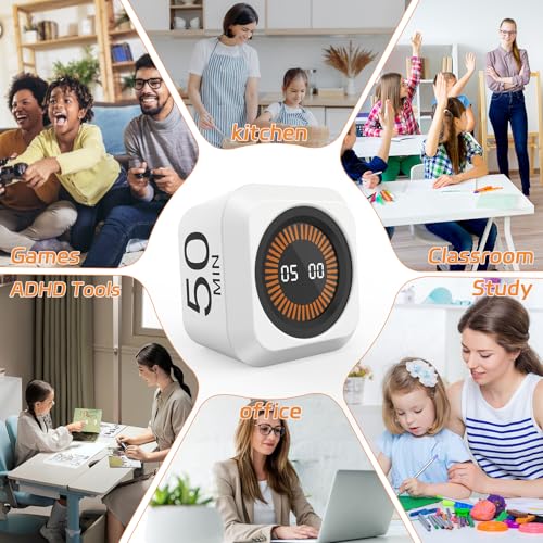 Rotating Cube Visual Countdown Timer 5