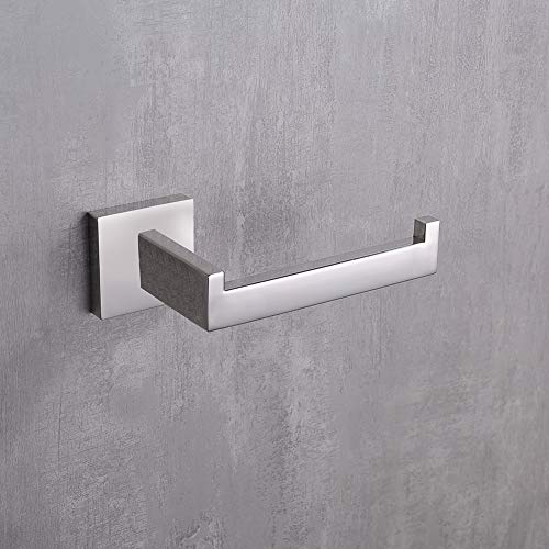 Polished Chrome Toilet Paper Holder SUS304 Stainless Steel (2 Count (1 roll each))