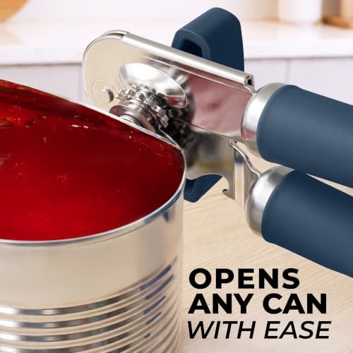 Stainless Steel Swing Open Manual Can Opener Comfortable Grip