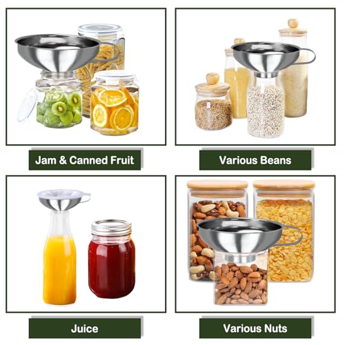Canning Funnel for Filling Mason Jars (5 Count)
