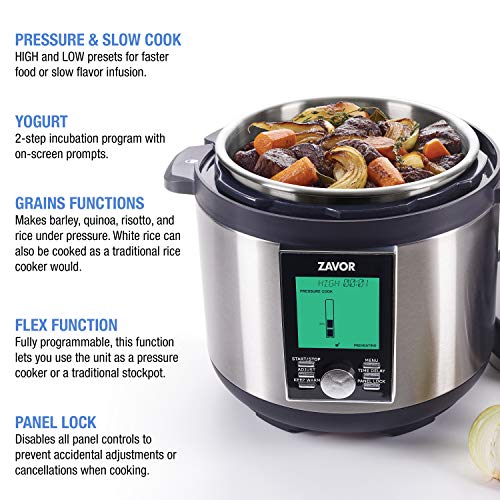 LUX LCD 6 Quart Programmable Electric Multi