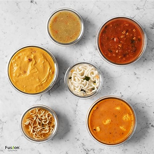 Round Glass Food Containers (12 Count)