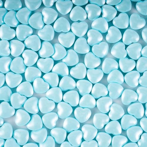 Blue Heart Shapes Sprinkles (4.58 Ounce)