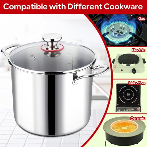 12 QT Stock Pot with Lid