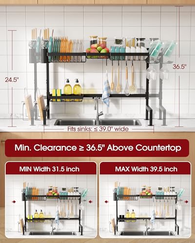 Over The Sink Dish Drying Rack