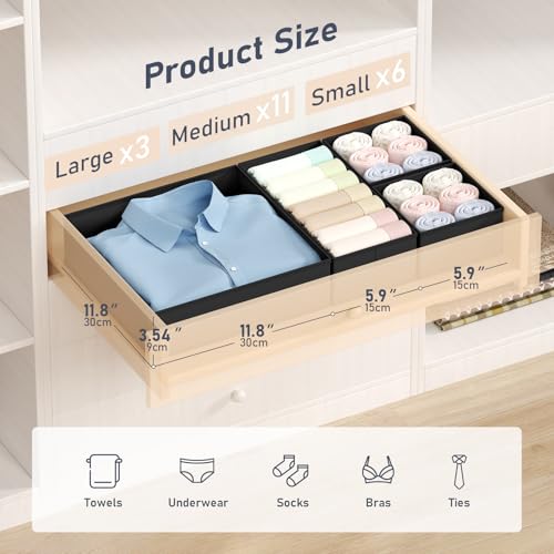 Drawer Organizer Clothes (20 Count)