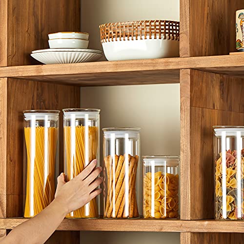 27oz Glass Jars with Airtight Lid Set of 2 (2 Count)