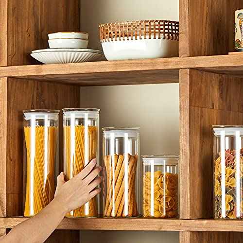 Glass Spaghetti Storage Container (2 Count)