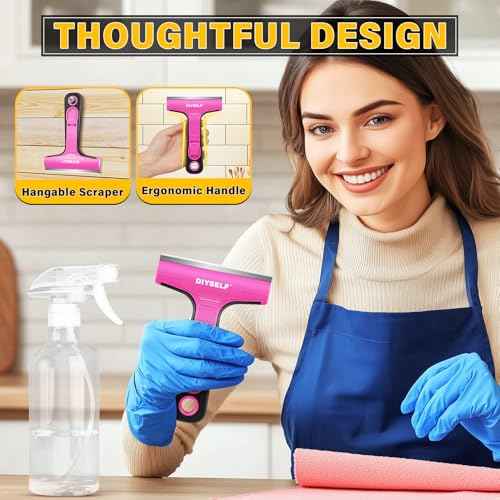 Window Scraper with 10 Extra 4" Razor Blades