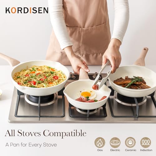 Ceramic Nonstick Frying Pan Skillet Set (3 Count)