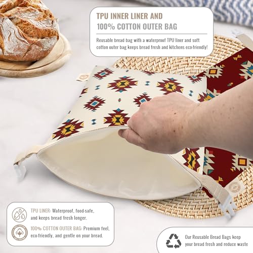 Reusable Bread Bag Set for Home Bakers (2 Count)