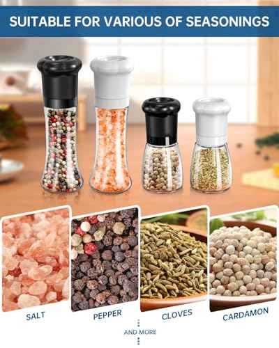 Premium Manual Salt and Pepper Grinder Set