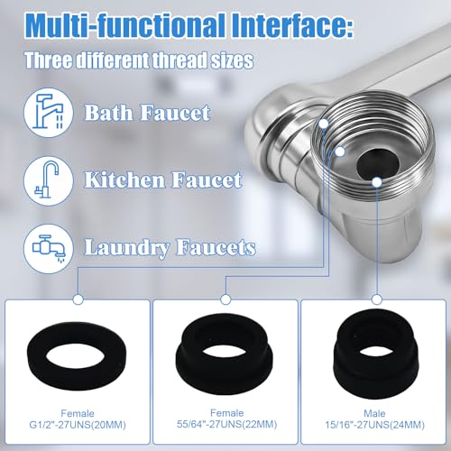 1080° Swivel Faucet Extender (2 Count)